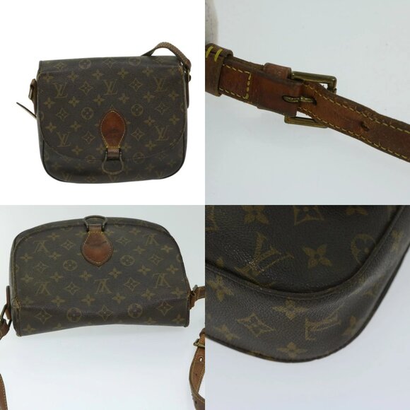 LOUIS VUITTON Monogram Saint Cloud GM Shoulder Bag M51242 LV Auth 67890 - Picture 15 of 15